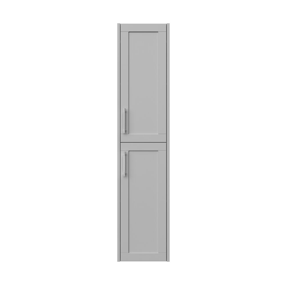 Cut out image of the Heritage Lynton 350mm Dove Grey Wall Hung Cabinet & Handle Pack